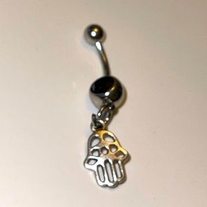 Handmade “Palmreader” belly ring